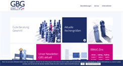 Desktop Screenshot of gbg-consulting.de